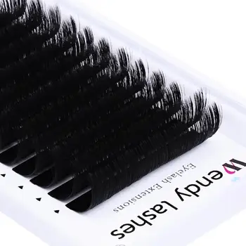 

Easy Fan Lashes 20MM Super Long Blooming Faux Mink Eyelashes Extension Austomatic Flowering Fast Fan Self-Making Volume Fans