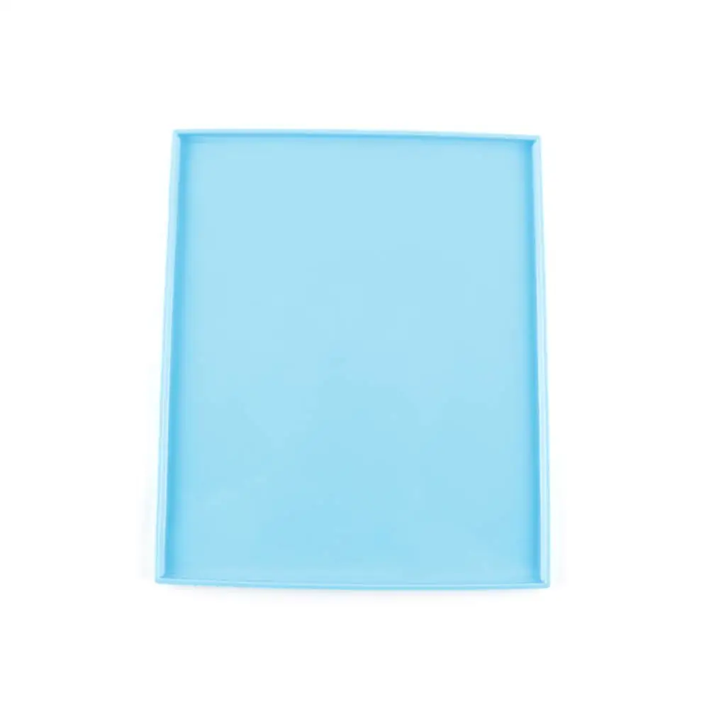 blue 1Pc Non-stick Silicone Oven Mat Cake Roll Mat Baking Mat Baking Cake Pad Roll Pad Bakeware Baking Tools Kitchen Accessories - Цвет: blue