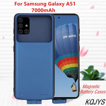 

KQJYS Magnetic Battery Charger Cases For Samsung Galaxy A51 Portable Power Bank Charging Cover for Galaxy A51 Battery Case