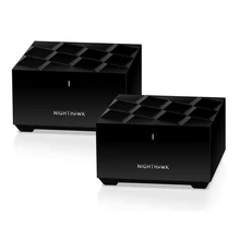 

NETGEAR MK62 Nighthawk Whole Home Mesh WiFi 6 System AX1800 Router with 1 Satellite Extender,Coverage up to 3000sq.ft 25+Devices