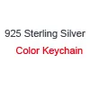 Sliver Color K Пользовательские детские брелки из нержавеющей стали, Детские брелки для ключей, уникальная цепочка с подвеской, индивидуальный дизайн, имя, подарки - Цвет: Sliver Color K
