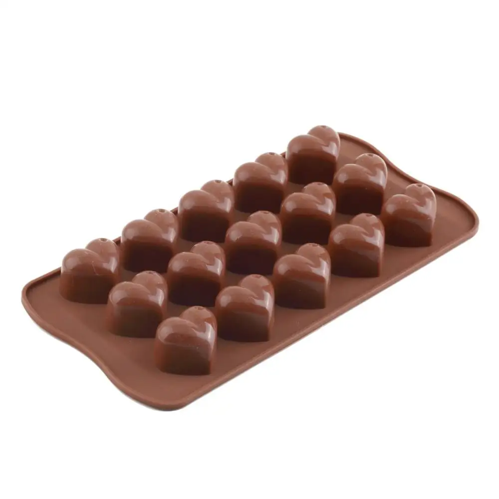 

2019 New Arrival Ice Silicone Cube Chocolate Fondant Cake Jelly Tray Pan Loving Heart Maker Mold Mould Kitchen Baking Cake Tools