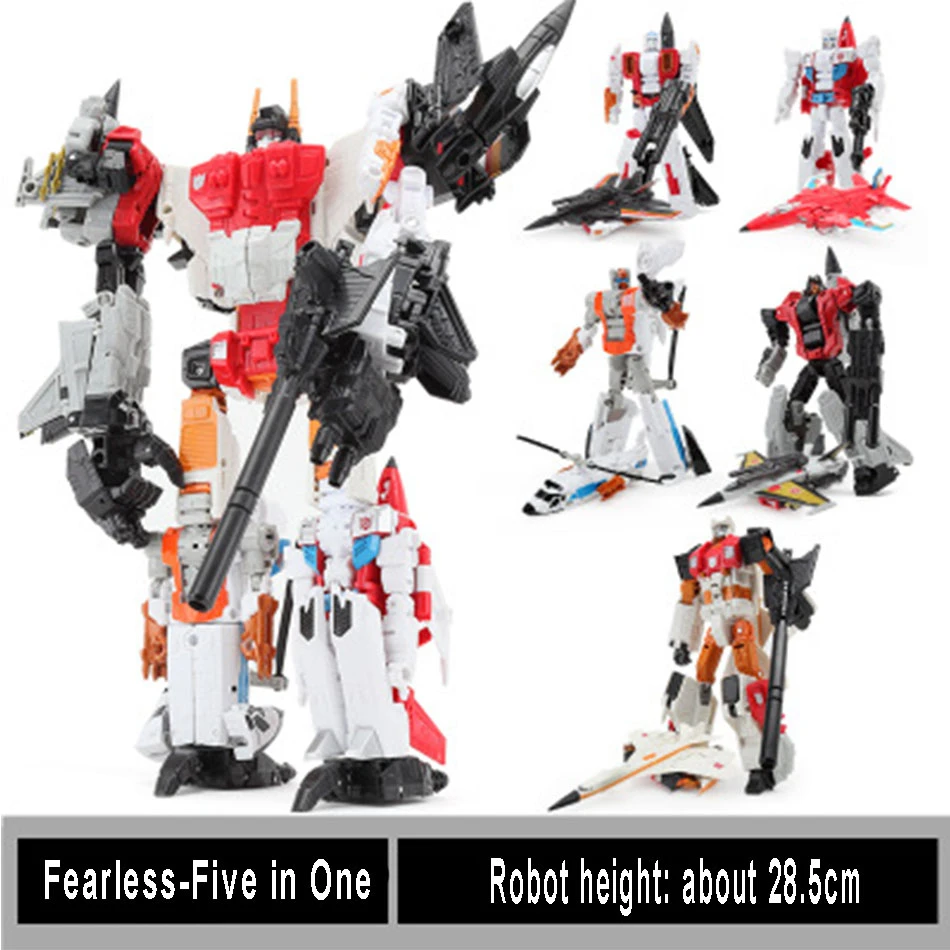 

Transformers Fit Defensor Bruticus Superion Children Cartoon Manual Deformation Robot Aircraft Tank Plastic Toys For Children
