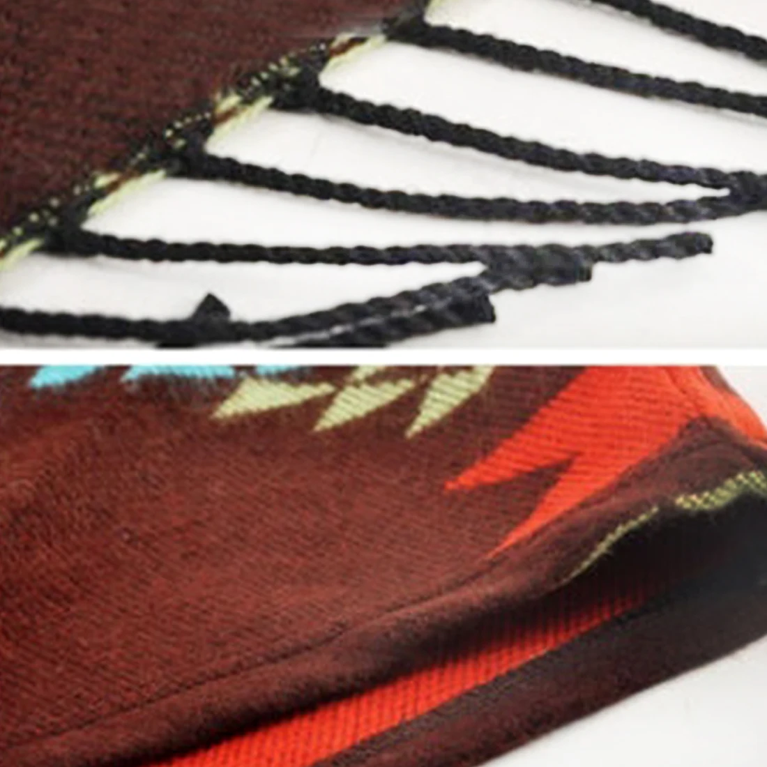 Женские теплые зимние пончо с капюшоном, шерстяная накидка-шарф, пончо и накидки Aztec, верхняя одежда Casacos Femininos, палантин