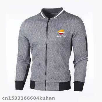 

2020 Mens Jackets Casual Coats Mens Sportswear Stand Collar Slim for repsol Jackets Male Bomber Jackets
