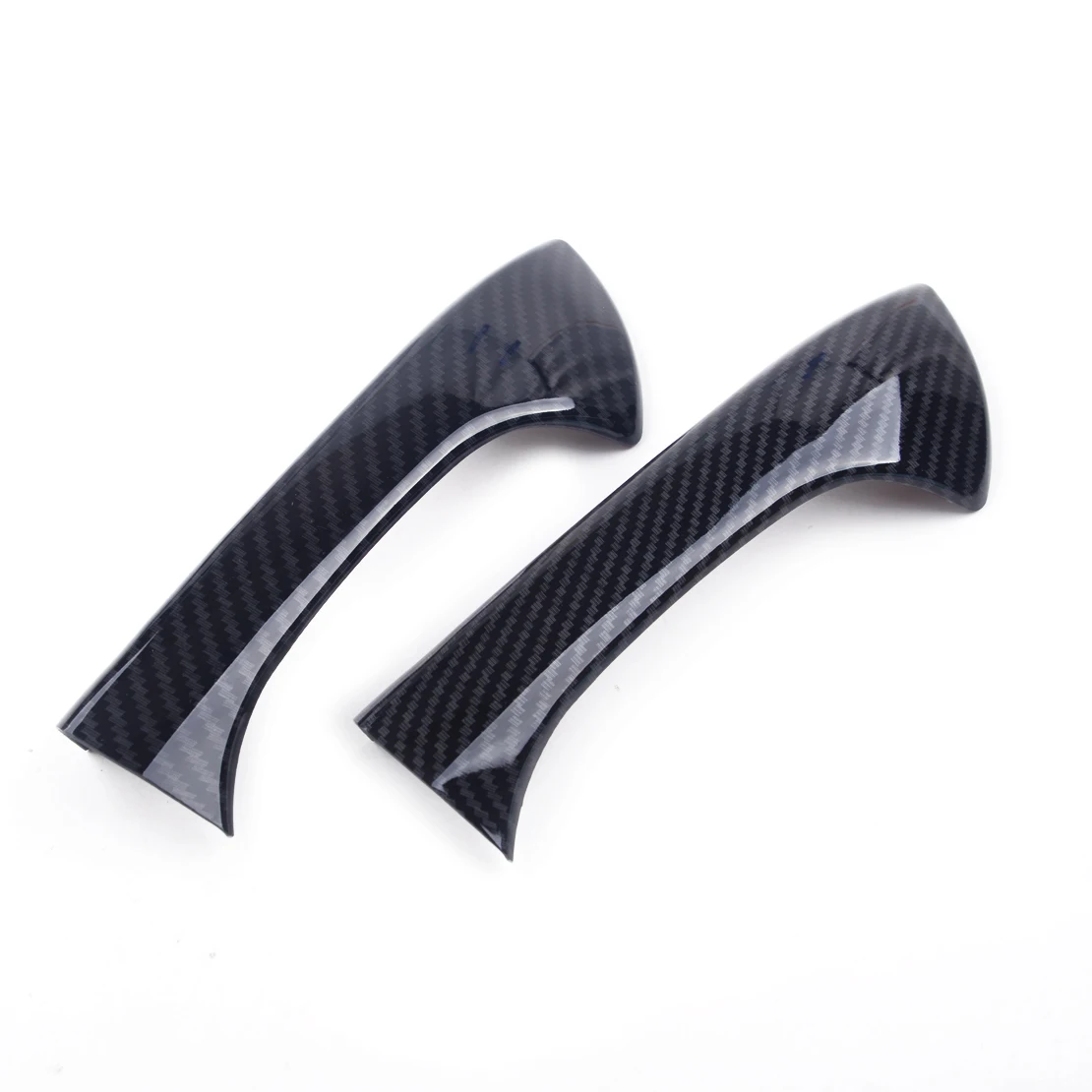 CITALL 8 шт. Подходит для Honda Accord Coupe 2008 2009 2010 2011 2012 углеродного волокна текстуры боковой двери ручка крышки отделка Рамка протектор