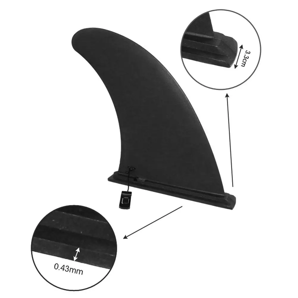 Доска для серфинга Paddle Longboard Fin база для серфинга доска для серфинга аксессуары для плат черный ПВХ центральный водоотделитель