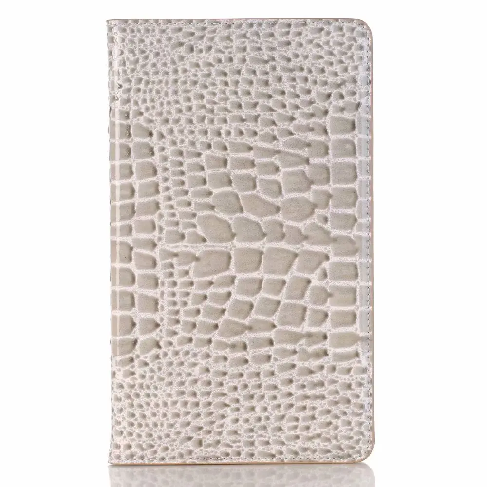 Чехол из крокодиловой кожи для huawei MediaPad M5 Lite 8,0 JDN2-W09 JDN2-AL00 роскошный чехол PU CardSlot Funda для huawei M5 Lite 8,0 чехол - Цвет: Grey