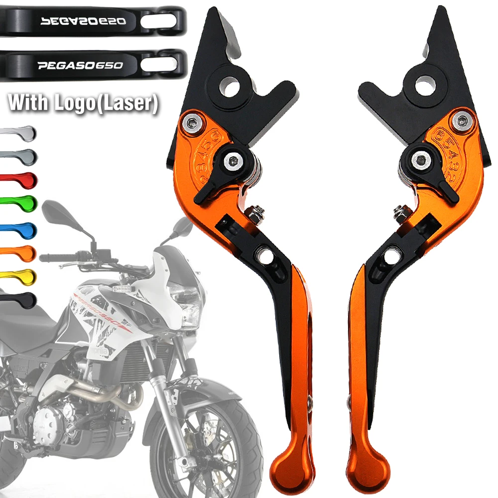 

Motorcycle Folding Extendable CNC Moto Adjustable Clutch Brake Levers for Aprilia Pegaso 650 Pegaso 650 2003 2004 2005-2007