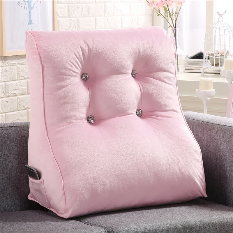 Корейская треугольная прикроватная мягкая сумка, подушка на стул, большие подушки для пола, домашний декор, медитация Relleno Cojin 45x45, подарок FK014 - Цвет: I