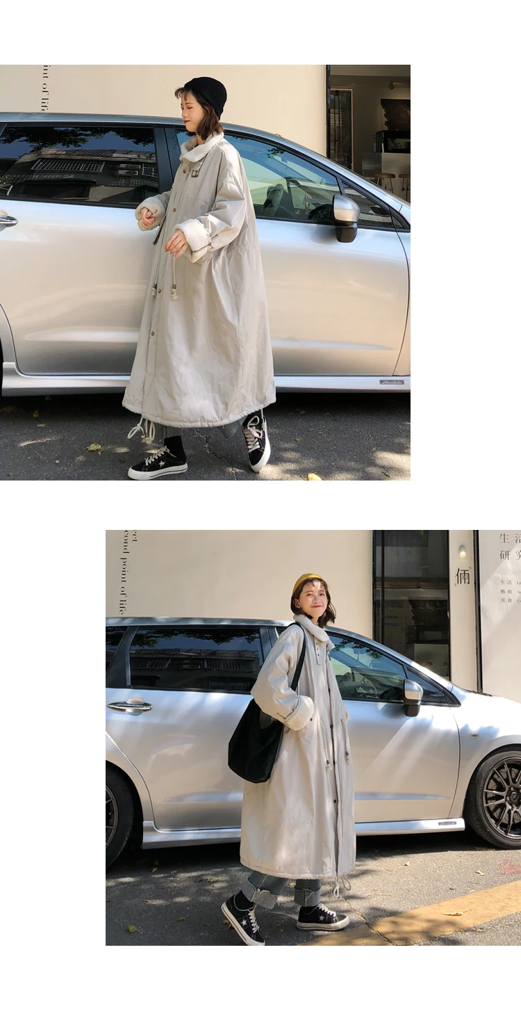 Новая теплая зимняя куртка женская с капюшоном плюс размер утепленная верхняя одежда Корейская версия Стиль Теплые Длинные парки