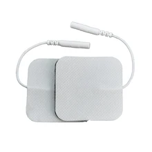 5x5 Полезная долговечная головка электрода провода/кабель TENS электроды колодки для EMS Tens машина массажер