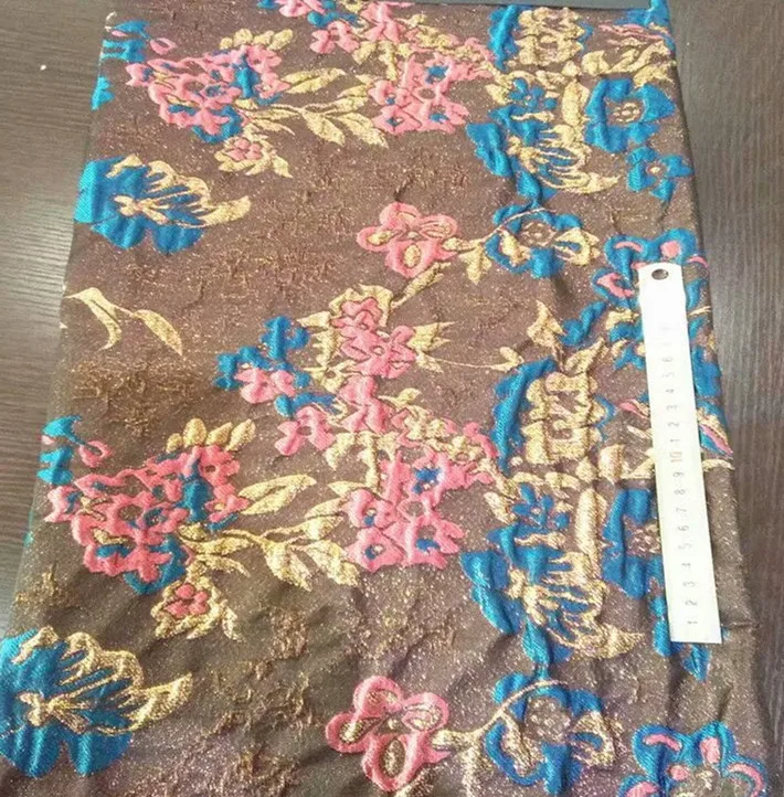 Африканская жаккардовая парчовая ткань высокого качества французская жаккардовая парчовая ткань для нигерийского Платья вечерние DHL04