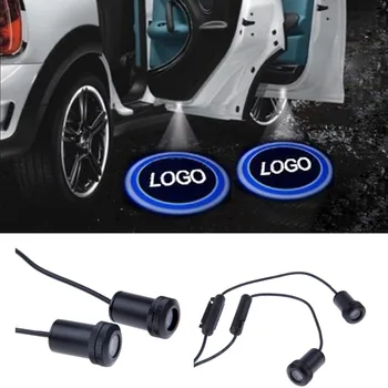 

2pcs Car LED Door Lights Logo Laser Projector Ghost Shadow Light car Door welcome lights Accessories