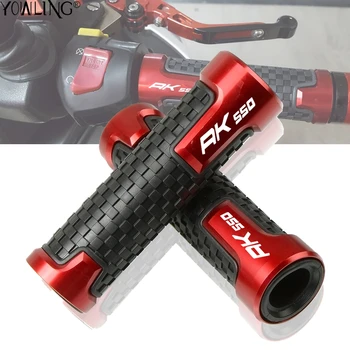 

Motorcycle Accessories CNC Aluminum 7/8" 22mm handle bar For KYMCO AK550 AK 550 2017 2018 2019 Anti-Slip scooter Handlebar Grips