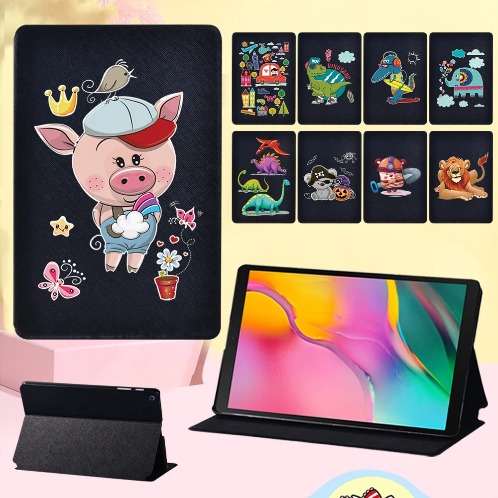 Противоударный чехол для планшета Samsung Galaxy Tab A A6 7 9 6 10 1 5 E A7 4 мультяшный кожаный