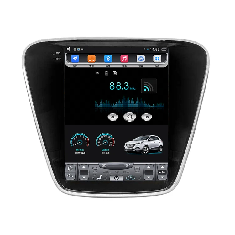 10," tesla стиль вертикальный экран Восьмиядерный android 8,1 Стерео gps навигация для Chevrolet кавалер