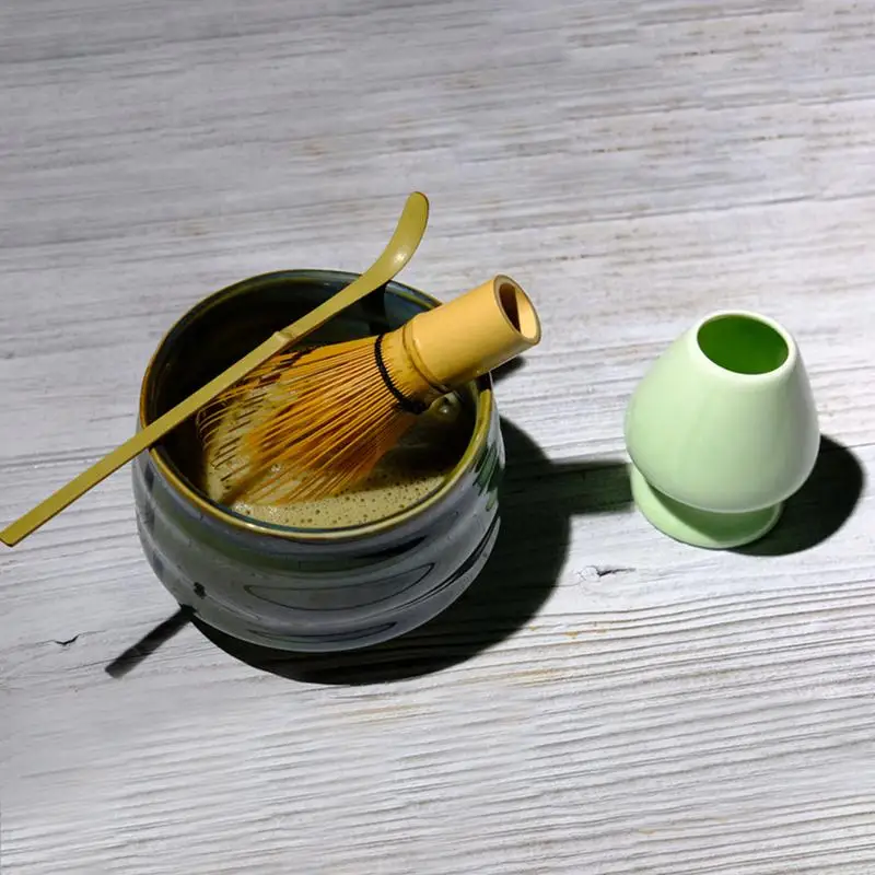 High Quality Tea Set Matcha Tea Sets Mixing Bowl Set Bamboo Ceramic Japanese Ceremony Tool Combination Spoon Gift Kit