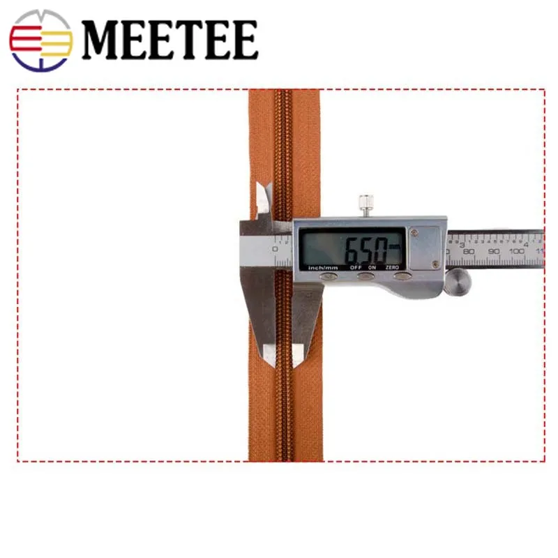 Meetee 5# разъемная застежка-молния 5/10 метров застежка-молния нейлона+ тянуть ползунки для домашняя Текстильная одежда Чемодан сумки Стёганое одеяло чехол на молнии Швейные аксессуары AP672