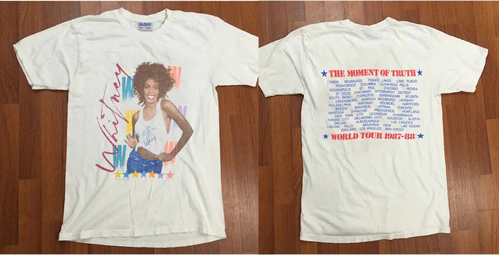 NEW Whitney Houston Shirt Vintage 1987 