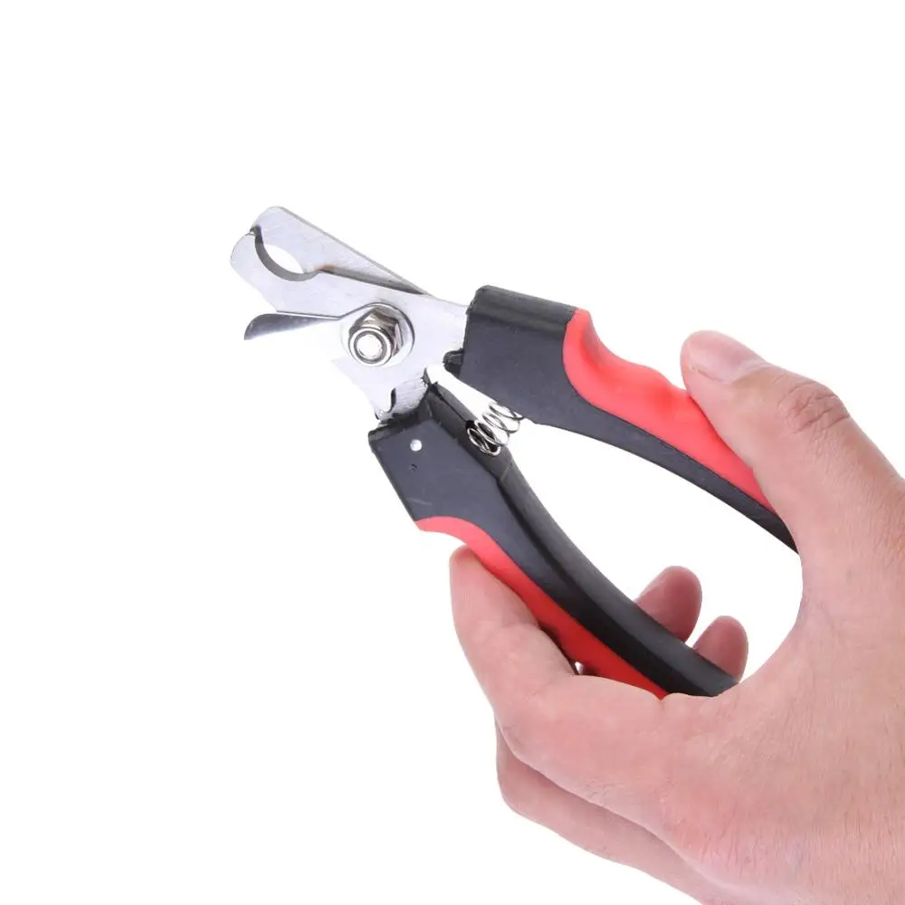 Professional Pet Cat Dog Nail Clipper Cutter Stainless Steel Grooming Scissors Clippers Animals Cats Dogs Lock S M Size