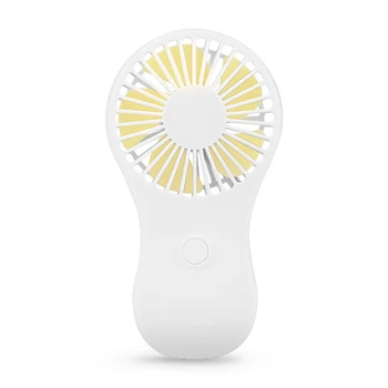 

Mini Portable Pocket Fan Cool Air Hand Held Travel Cooler Cooling Mini Fans Powered By 3X Aaa Battery White