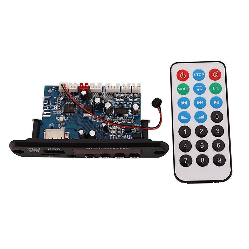 2,0 канальный Bluetooth усилитель доска стерео 10 Вт* 2 MP3 декодер поддержка FM APE MP3 WAV WMA USB звуковая карта приложение 12 В