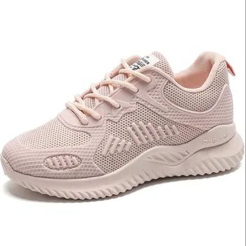 

2020 Spring Summer Women Sport Shoes Black Pink Running Shoes Women Sneakers Jogging Walking Breathable Ladies Trainers Cheap