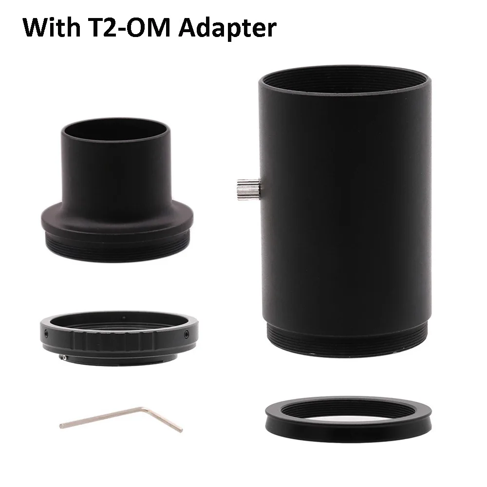

Telescope Adapter Set for Olympus 4/3 ,1.25"Eyepiece to T-mount Adapter+Telescope Extension Tube+T2-mount to 4/3-mount Adapter