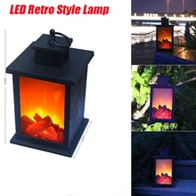 IP65 садовый светильник светодиодный 4,5 Ретро стиль имитирующий Светодиодный лампа для камина эффект горения фонарь светильник лампа для дома садовый светильник ing