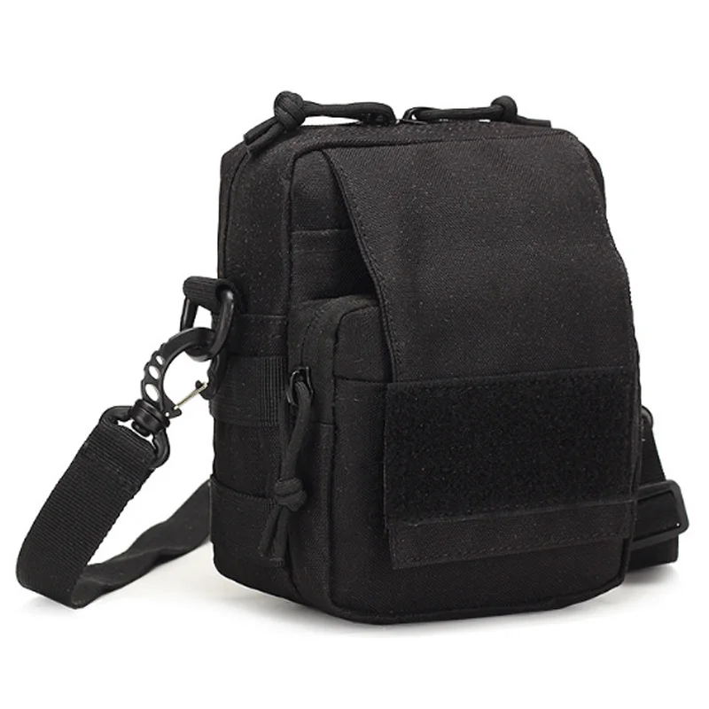 

Multifunctional Camouflage Belt Bag Handbag Mobile Phone Bag Outdoor Sports Running Climbing Pockets Waist Pack Bag,Black