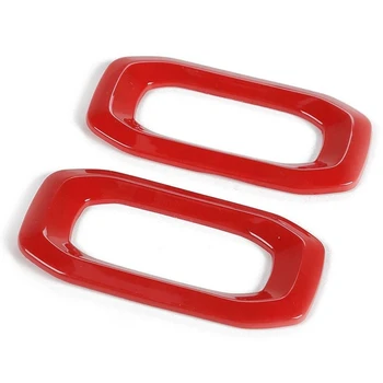 

Car Door Lock Switch Lid Button Decoration Stickers Trim ABS Cover for Jeep 2018- 2020 JL Wrangler