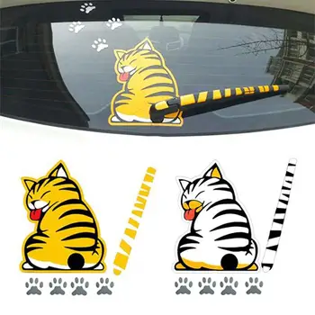 

Cute Animal Shape Reflective Car Sticker Vinyl For General Car Decals Car Decoration