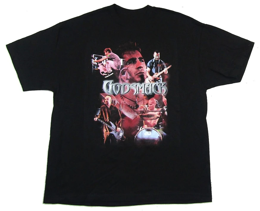 

Godsmack Scully Live Concert Stage Pics Black T Shirt New Band Merch Free Shipping Light Tee Shirt