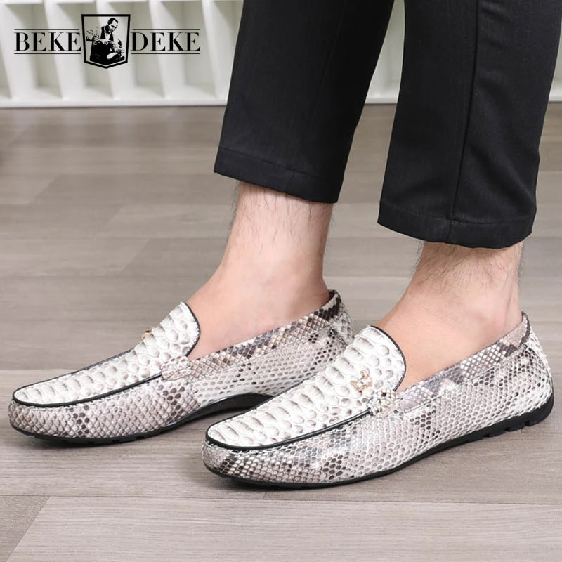 real snake leather shoes