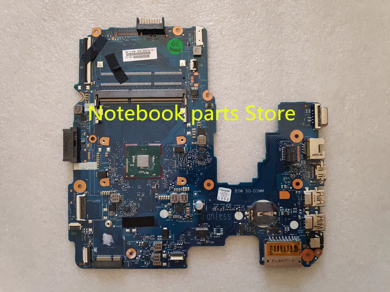 Материнская плата 858040 001 501 601 для ноутбука HP 14 AM с SR2KN N3060 6050A2823001 MB A01 полностью