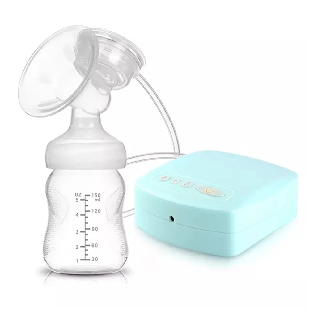 Blue Breast Pump Рождество, умные автоматические электрические молокоотсосы, молокоотсос для сосков, молокоотсос для кормления грудью, USB Электрический молокоотсос - Цвет: Blue Breast Pump