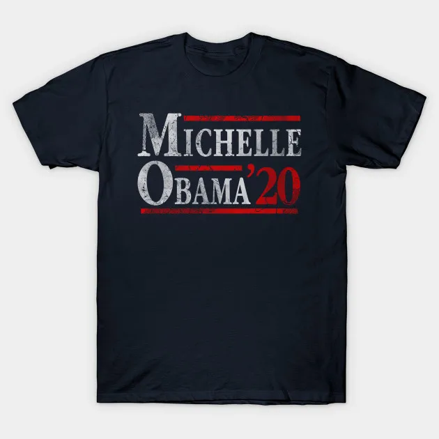 Мужская футболка голосует Michelle Obama 2020 Футболка женская |