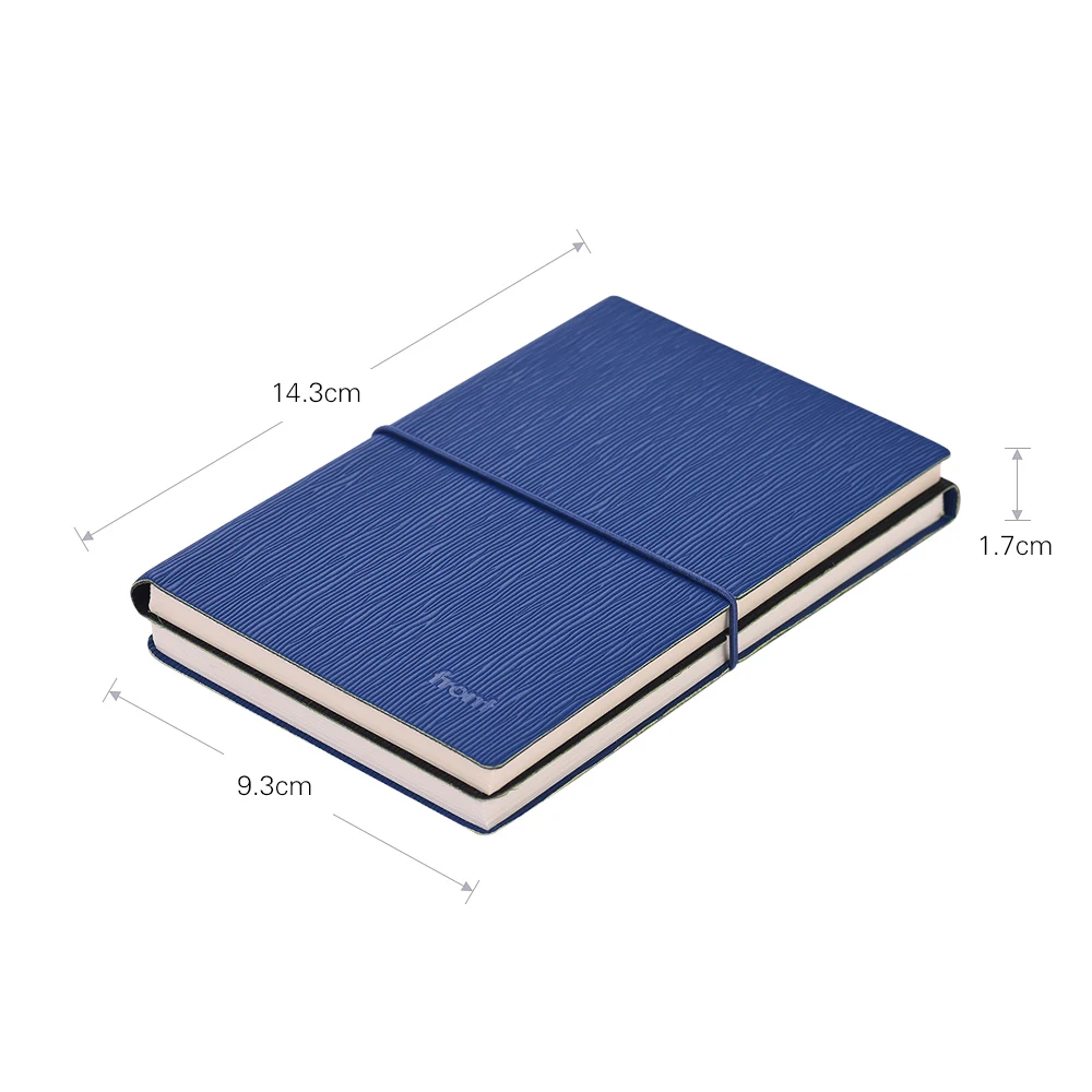 

Portable A6 Notebook PU Leather Soft Cover with Elastic Closure Lined Blank Paper Travel Journal Daily Notepad A6 Dairy Notebook