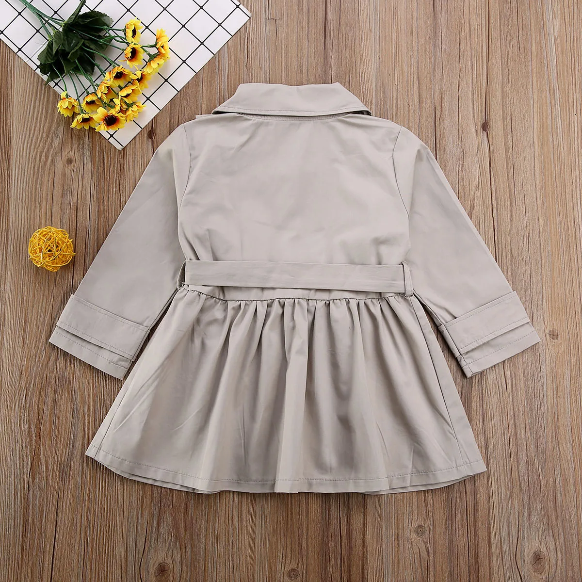 Новое поступление Повседневная однотонная Осенняя ветровка для маленьких