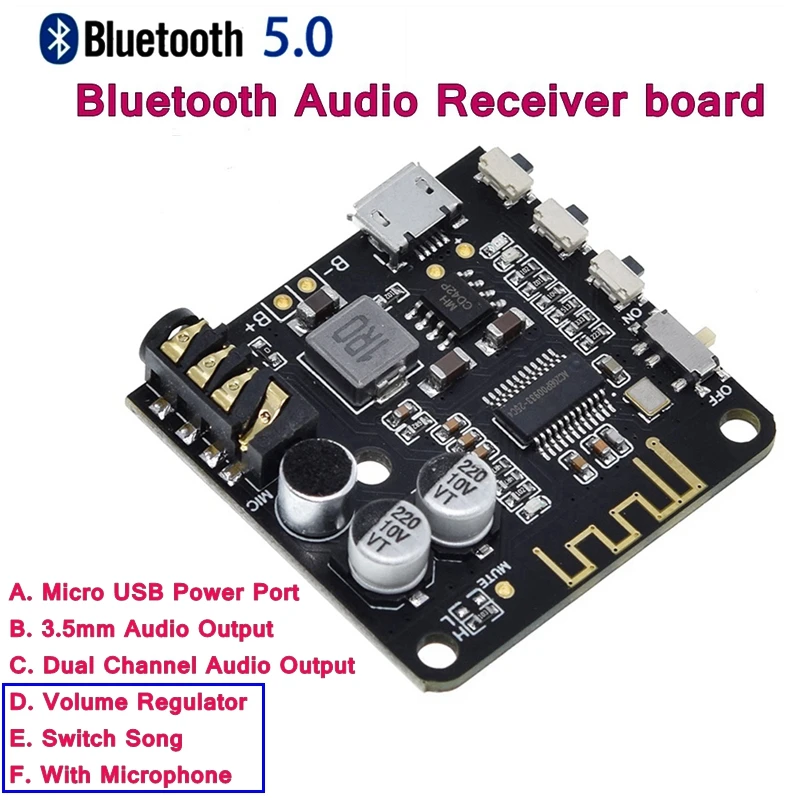 Bluetooth аудио приемник 5 0 mp3 декодер не допускающий потерь доска Беспроводной
