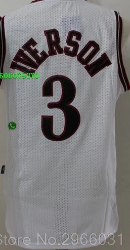 for men A+++ Качественная мужская одежда для взрослых#3 Allen Iverson 6 Julius Erving Jersey Philadelphia - Цвет: for men