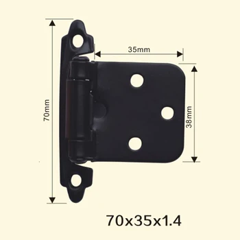 

Freeshipping 70*35*1.4mm American Iron Metal Hinge Sewing Machine Folding Table Furniture Flip Tray Hinges Big Door Hinges