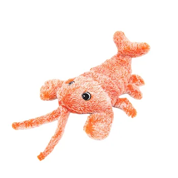 

Kitten Bite Pillow Moving Lobster Chew Realistic Wiggle For Cats Catnip Pet Plush Toy Electric Interactive Play Crinkle