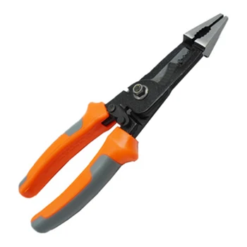 

Insulated Long Nose Pliers Crimping Pliers Steel Cable Cutter Home Repair Tools Multifunctional Electric Plier New