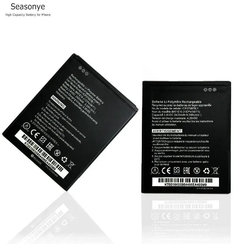 Seasonye Розничная продажа/Bulk2420mAh/9.2Wh BAT E10 батарея для телефона Acer Liquid Z530 LTE T02 Z530S