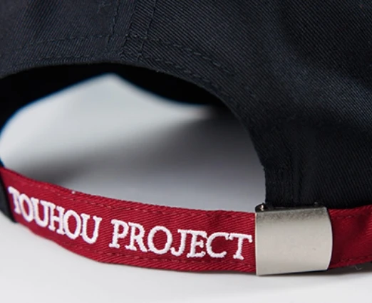 Touhou Project Remilia фландре Скарлет шапка с вышивкой черный/белый косплей Бейсболка