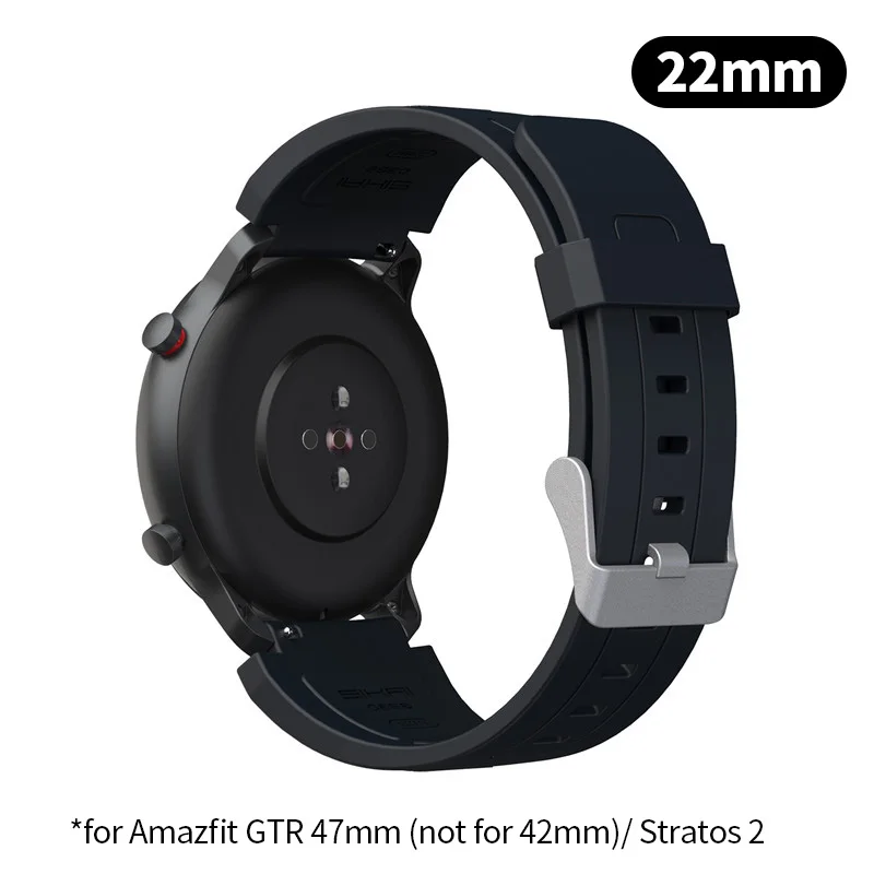 Для Amazfit bip GTR 42 мм 47 мм GTS Смарт-часы ремешок SIKAI сменный ремешок для xiaomi huami bip lite midong браслет 20 22 мм - Color: for GTR 47mm