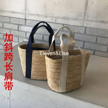 

Newhotstacy Bag 100419 Summer leisure straw paper knitted handbag beach bag tote bag