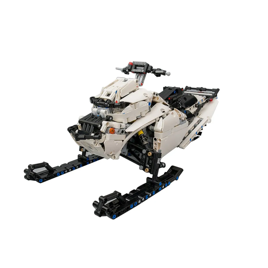 

1361Pcs MOC RC Snowmobile Vehicle Model High Level Assembly Small Particle Building Block Set with Motor and Remote Control